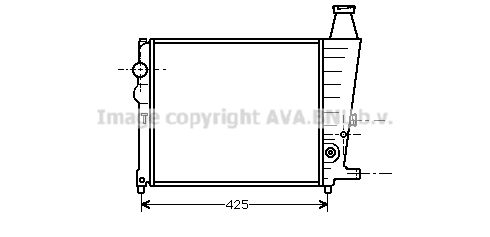 AVA QUALITY COOLING Радиатор, охлаждение двигателя CN2012